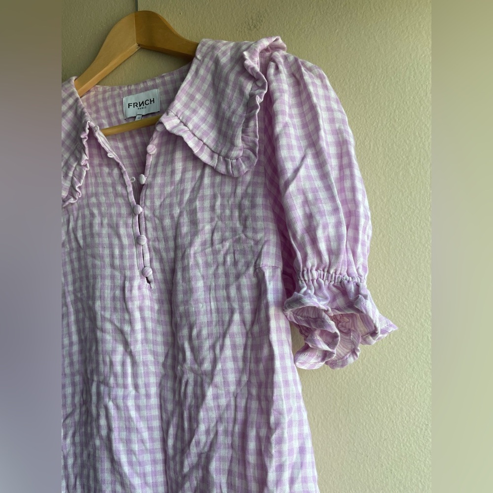 FRNCH Women Purple Blouse XS - Picture 3 of 7
